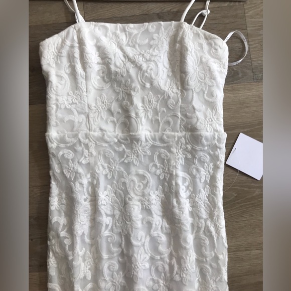 Lulus White Mesh Floral Embroidered Maxi Dress - Picture 4 of 10